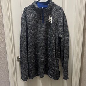 LA DODGERS Black and Gray Men's Sweater